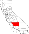Map of California highlighting Kern County svg.png