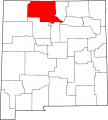 Map of New Mexico highlighting Rio Arriba County svg.png